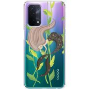 Прозрачный чехол BoxFace OPPO A54 5G Cute Mermaid