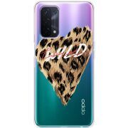 Прозрачный чехол BoxFace OPPO A54 5G Wild Love