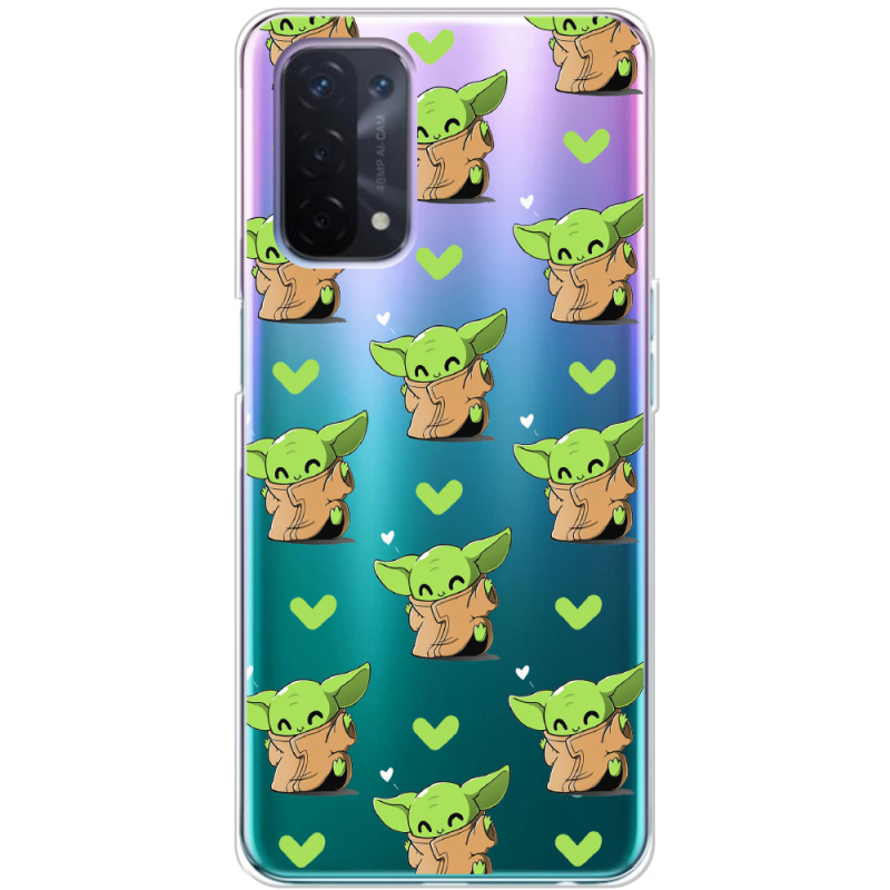 Прозрачный чехол BoxFace OPPO A54 5G Pattern Baby Yoda