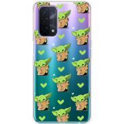 Прозрачный чехол BoxFace OPPO A54 5G Pattern Baby Yoda