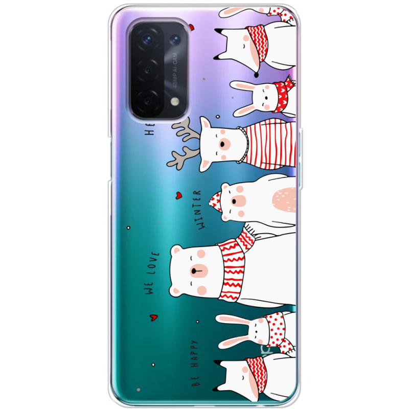 Прозрачный чехол BoxFace OPPO A54 5G The Friendly Beasts