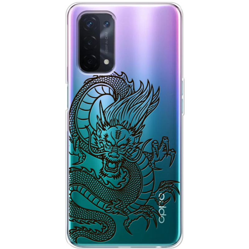 Прозрачный чехол BoxFace OPPO A54 5G Chinese Dragon