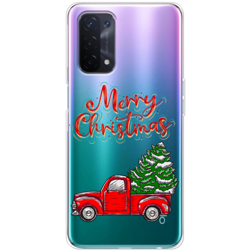 Прозрачный чехол BoxFace OPPO A54 5G Holiday Car