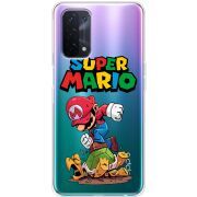 Прозрачный чехол BoxFace OPPO A54 5G Super Mario