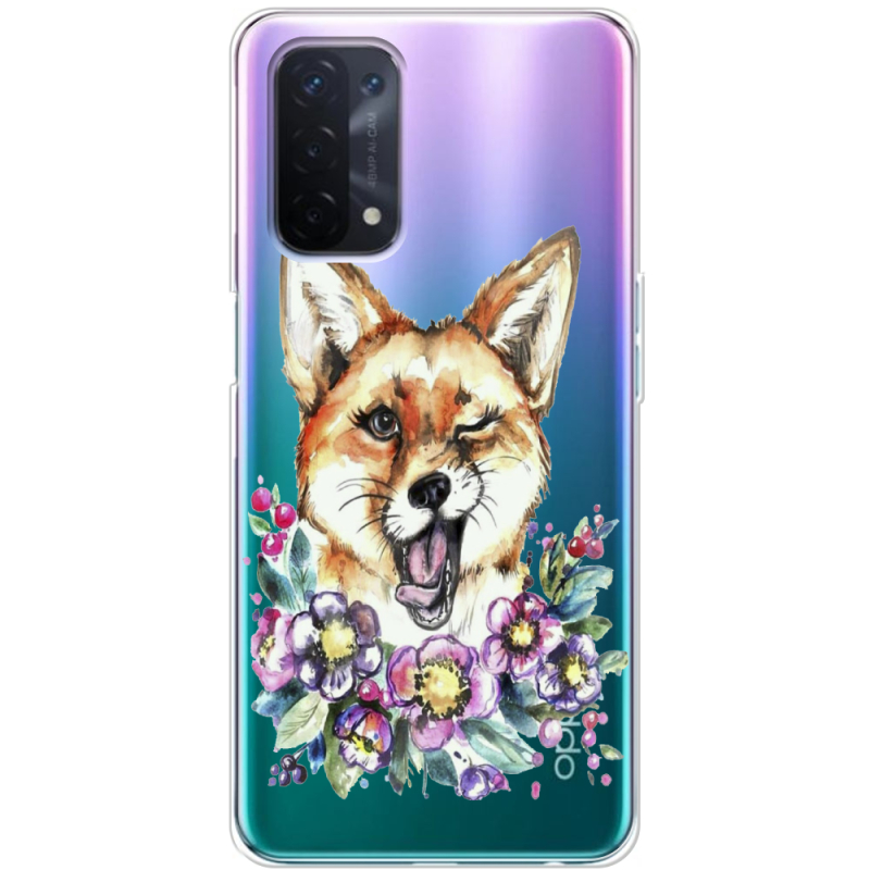 Прозрачный чехол BoxFace OPPO A54 5G Winking Fox