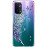 Прозрачный чехол BoxFace OPPO A54 5G Feather