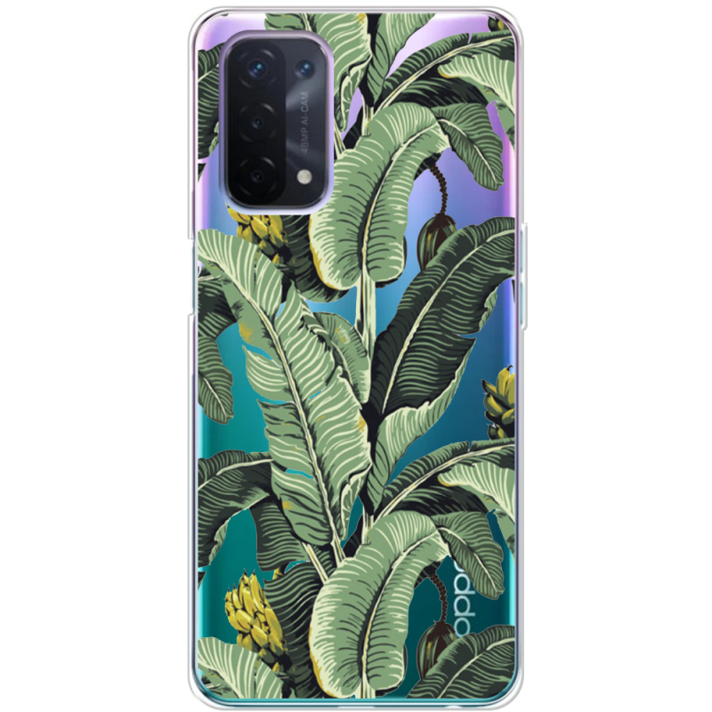 Прозрачный чехол BoxFace OPPO A54 5G Banana Leaves