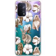 Прозрачный чехол BoxFace OPPO A54 5G Cotton and Rabbits