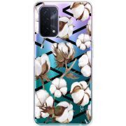 Прозрачный чехол BoxFace OPPO A54 5G Cotton flowers