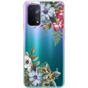 Прозрачный чехол BoxFace OPPO A54 5G Floral