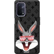 Черный чехол BoxFace OPPO A54 5G looney bunny