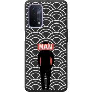 Черный чехол BoxFace OPPO A54 5G Man Pattern