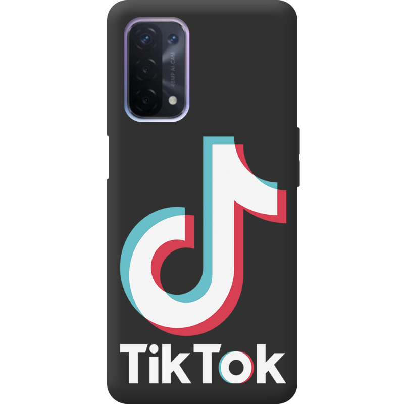 Черный чехол BoxFace OPPO A54 5G Tik Tok