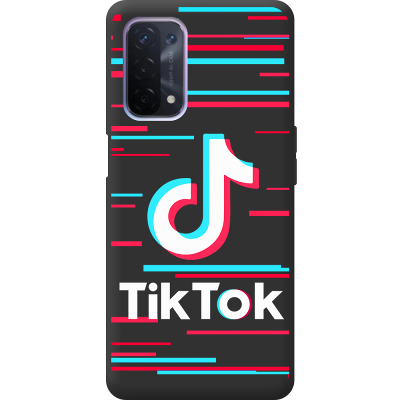 Черный чехол BoxFace OPPO A54 5G Tik Tok