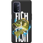 Черный чехол BoxFace OPPO A54 5G Fish