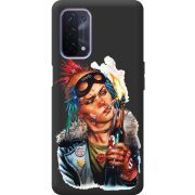 Черный чехол BoxFace OPPO A54 5G Tanker Girl