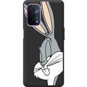 Черный чехол BoxFace OPPO A54 5G Lucky Rabbit