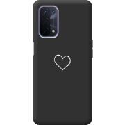 Черный чехол BoxFace OPPO A54 5G My Heart