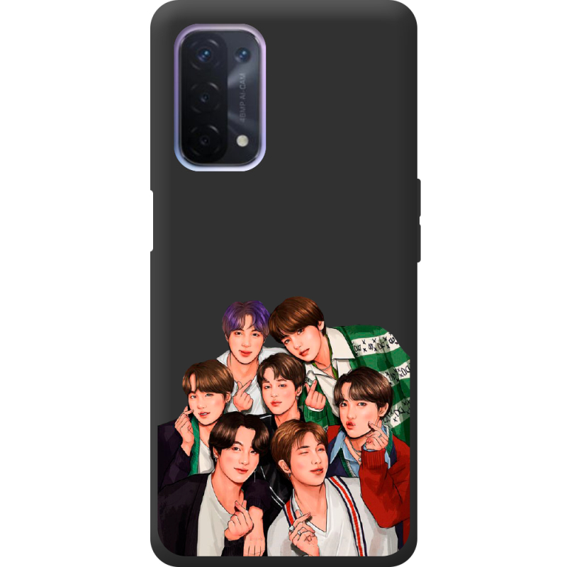 Черный чехол BoxFace OPPO A54 5G BTS