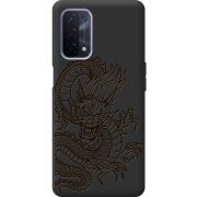 Черный чехол BoxFace OPPO A54 5G Chinese Dragon