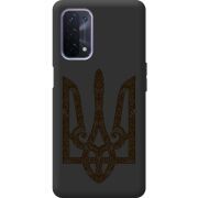 Черный чехол BoxFace OPPO A54 5G Ukrainian Trident