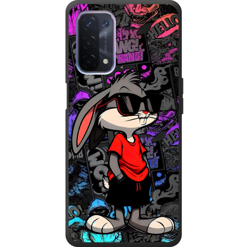 Черный чехол BoxFace OPPO A54 5G Малий вухань