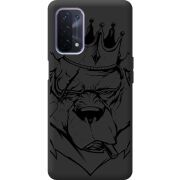 Черный чехол BoxFace OPPO A54 5G Bear King