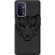 Черный чехол BoxFace OPPO A54 5G Tiger