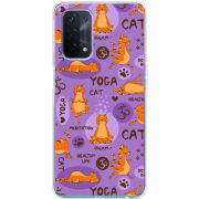 Чехол BoxFace OPPO A74 5G Yoga Cat