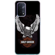 Чехол BoxFace OPPO A74 5G Harley Davidson and eagle