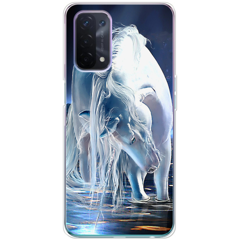 Чехол BoxFace OPPO A74 5G White Horse