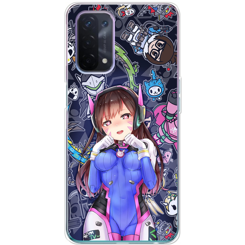 Чехол BoxFace OPPO A74 5G Overwatch D.VA