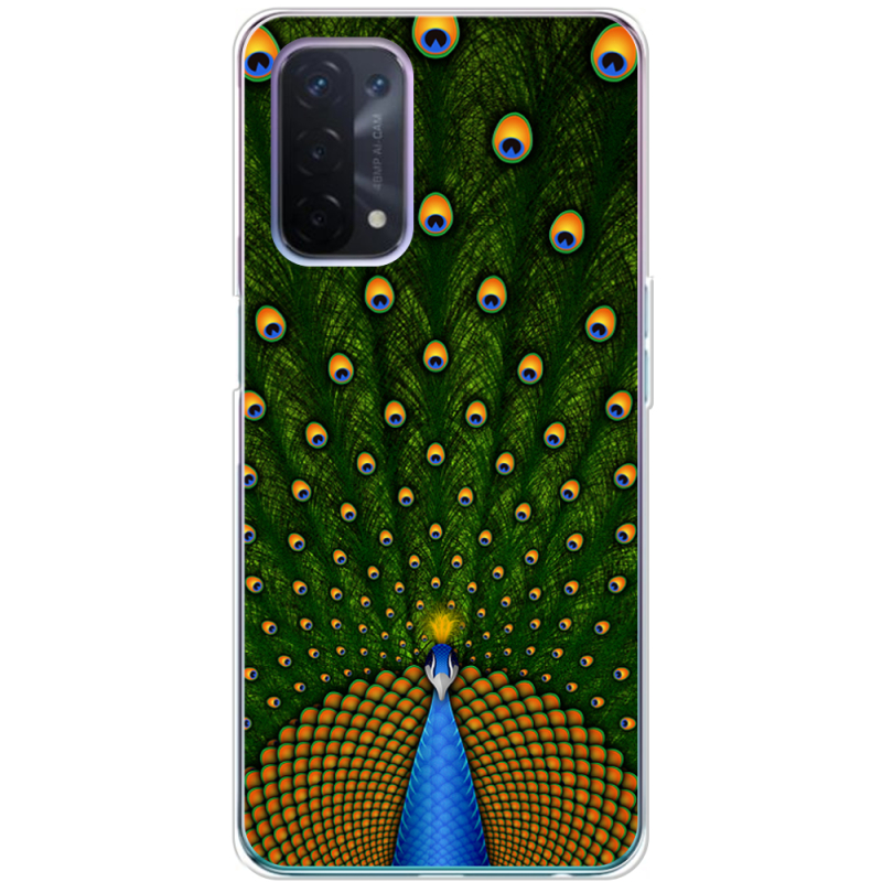 Чехол BoxFace OPPO A74 5G Peacocks Tail