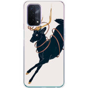 Чехол BoxFace OPPO A74 5G Black Deer