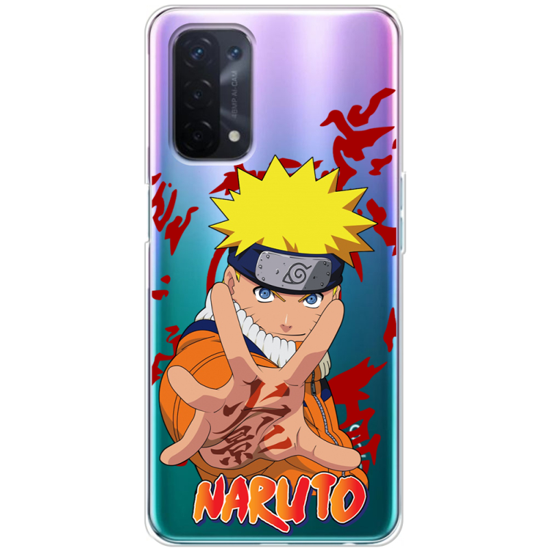 Прозрачный чехол BoxFace OPPO A74 5G Naruto