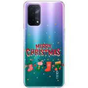 Прозрачный чехол BoxFace OPPO A74 5G Merry Christmas