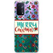 Прозрачный чехол BoxFace OPPO A74 5G Vintage Christmas Pattern