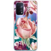 Прозрачный чехол BoxFace OPPO A74 5G Rose