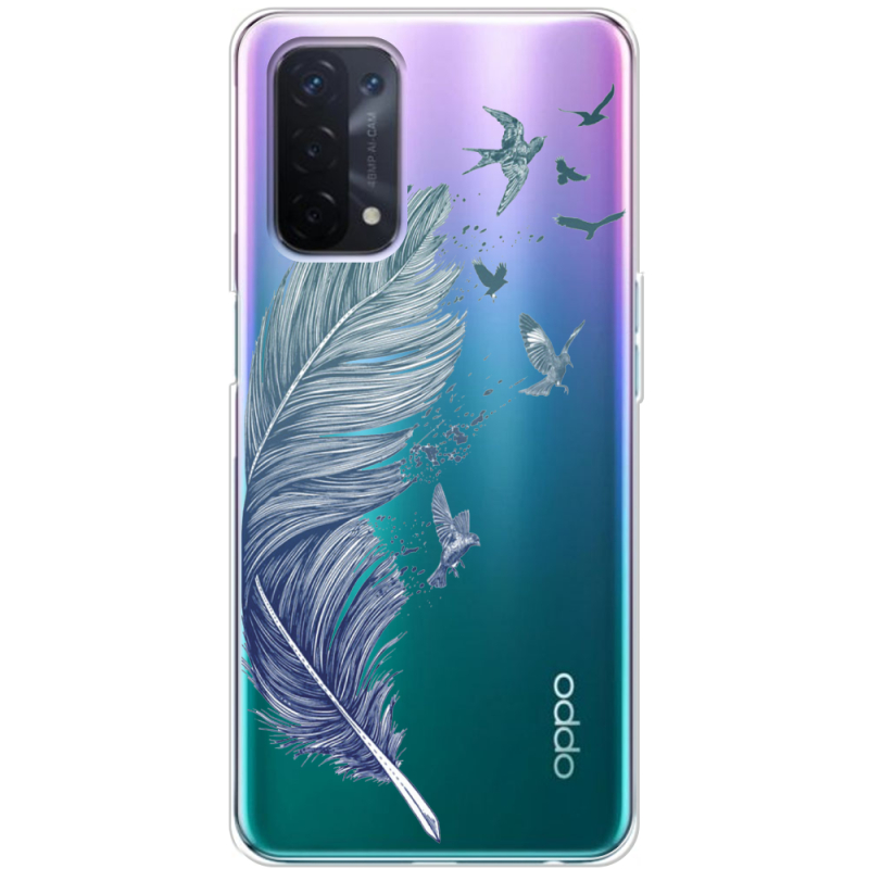 Прозрачный чехол BoxFace OPPO A74 5G Feather