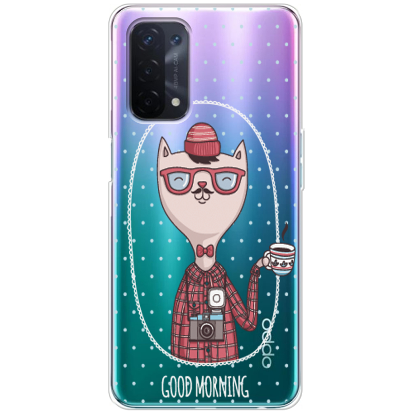 Прозрачный чехол BoxFace OPPO A74 5G Good Morning