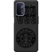 Черный чехол BoxFace OPPO A74 5G Black Coffee