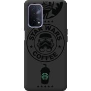 Черный чехол BoxFace OPPO A74 5G Dark Coffee