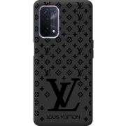 Черный чехол BoxFace OPPO A74 5G LV Style