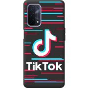 Черный чехол BoxFace OPPO A74 5G Tik Tok