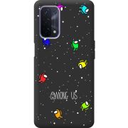 Черный чехол BoxFace OPPO A74 5G Among Us Invisible