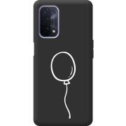 Черный чехол BoxFace OPPO A74 5G Balloon