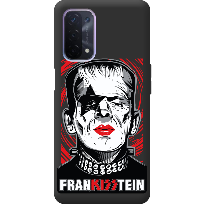 Черный чехол BoxFace OPPO A74 5G Frankisstein