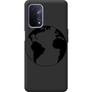 Черный чехол BoxFace OPPO A74 5G Earth