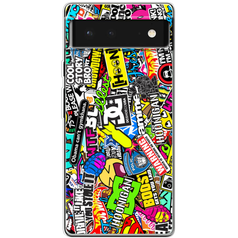 Чехол BoxFace Google Pixel 6 Multicolored Inscriptions