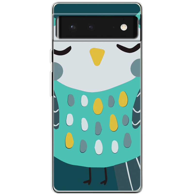 Чехол BoxFace Google Pixel 6 Green Owl